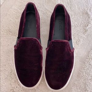 Vince velvet shoes